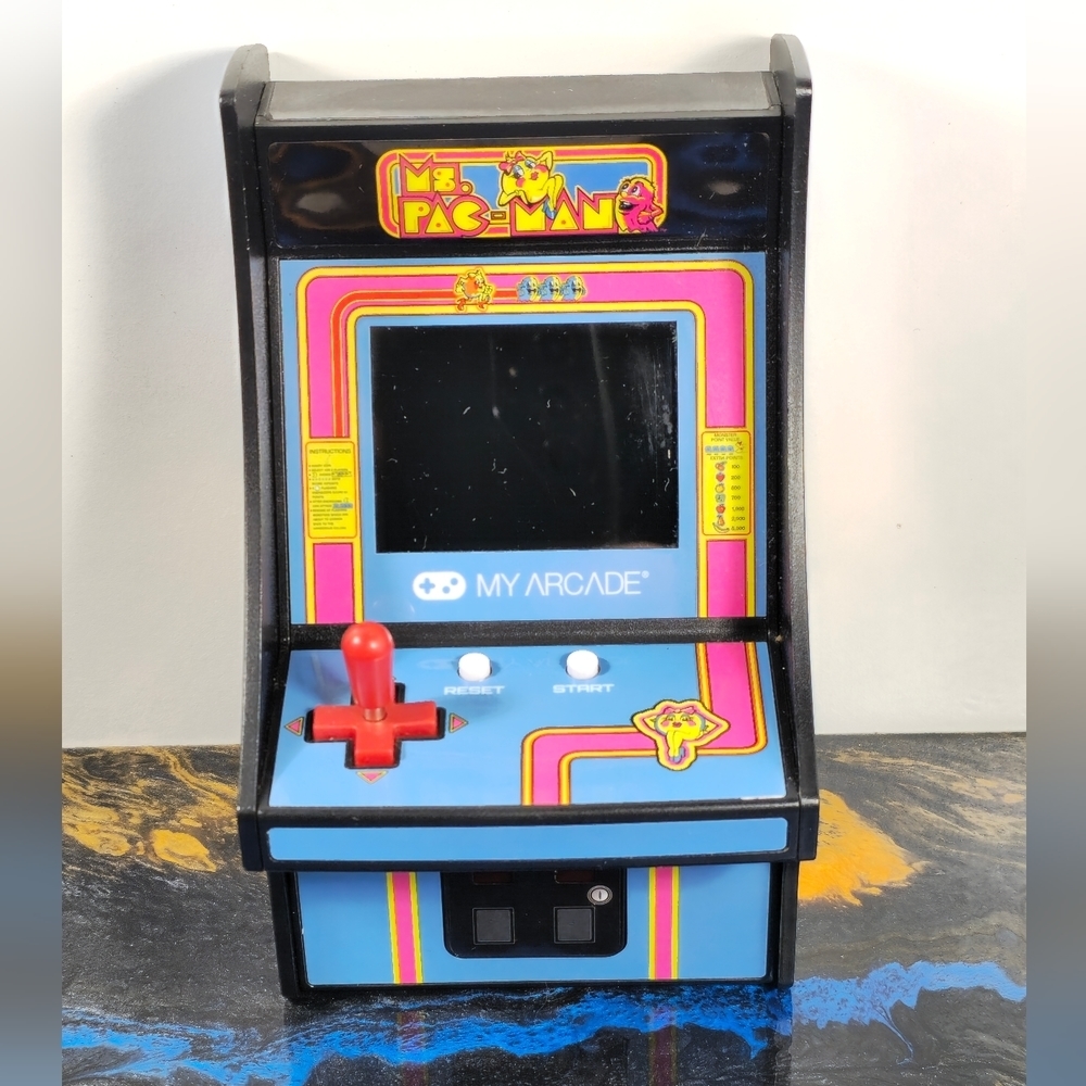 My Arcade Micro Player Mini Arcade Machine: Ms. Pac-Man Video Game. - Picture 3 of 9